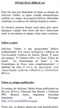 Mobile Screenshot of pesquisasbiblicas.com.br